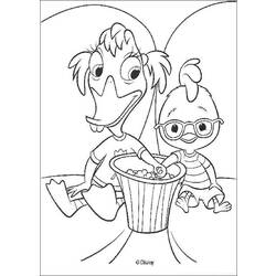 Dibujo para colorear: Chicken Little (Películas de animación) #73037 - Dibujos para Colorear e Imprimir Gratis