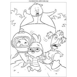 Dibujo para colorear: Chicken Little (Películas de animación) #73122 - Dibujos para Colorear e Imprimir Gratis