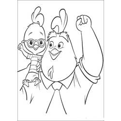 Dibujo para colorear: Chicken Little (Películas de animación) #73156 - Dibujos para Colorear e Imprimir Gratis