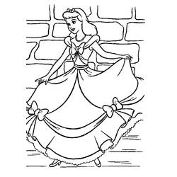 Dibujo para colorear: Cinderella (Películas de animación) #129484 - Dibujos para Colorear e Imprimir Gratis