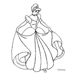 Dibujo para colorear: Cinderella (Películas de animación) #129490 - Dibujos para Colorear e Imprimir Gratis