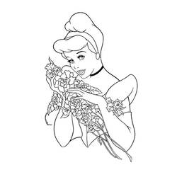 Dibujo para colorear: Cinderella (Películas de animación) #129504 - Dibujos para Colorear e Imprimir Gratis