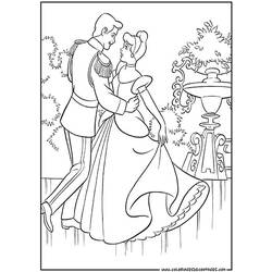 Dibujo para colorear: Cinderella (Películas de animación) #129506 - Dibujos para Colorear e Imprimir Gratis