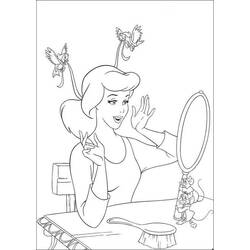 Dibujo para colorear: Cinderella (Películas de animación) #129527 - Dibujos para Colorear e Imprimir Gratis