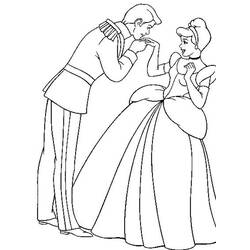 Dibujo para colorear: Cinderella (Películas de animación) #129539 - Dibujos para Colorear e Imprimir Gratis