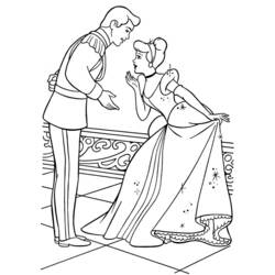 Dibujo para colorear: Cinderella (Películas de animación) #129553 - Dibujos para Colorear e Imprimir Gratis