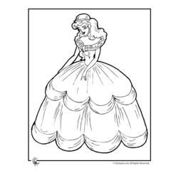 Dibujo para colorear: Cinderella (Películas de animación) #129556 - Dibujos para Colorear e Imprimir Gratis