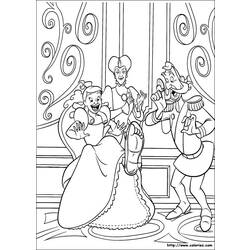 Dibujo para colorear: Cinderella (Películas de animación) #129558 - Dibujos para Colorear e Imprimir Gratis