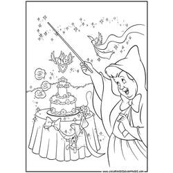 Dibujo para colorear: Cinderella (Películas de animación) #129591 - Dibujos para Colorear e Imprimir Gratis