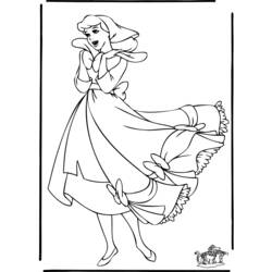 Dibujo para colorear: Cinderella (Películas de animación) #129598 - Dibujos para Colorear e Imprimir Gratis