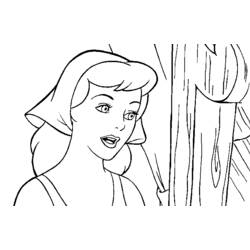 Dibujo para colorear: Cinderella (Películas de animación) #129601 - Dibujos para Colorear e Imprimir Gratis