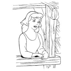 Dibujo para colorear: Cinderella (Películas de animación) #129606 - Dibujos para Colorear e Imprimir Gratis