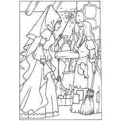 Dibujo para colorear: Cinderella (Películas de animación) #129607 - Dibujos para Colorear e Imprimir Gratis