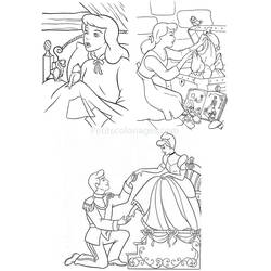 Dibujo para colorear: Cinderella (Películas de animación) #129612 - Dibujos para Colorear e Imprimir Gratis