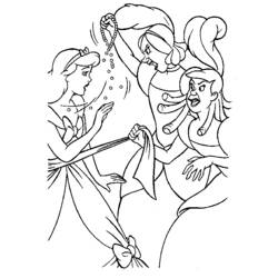 Dibujo para colorear: Cinderella (Películas de animación) #129616 - Dibujos para Colorear e Imprimir Gratis