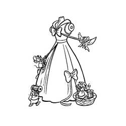 Dibujo para colorear: Cinderella (Películas de animación) #129618 - Dibujos para Colorear e Imprimir Gratis