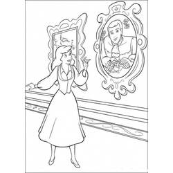 Dibujo para colorear: Cinderella (Películas de animación) #129637 - Dibujos para Colorear e Imprimir Gratis