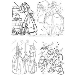 Dibujo para colorear: Cinderella (Películas de animación) #129644 - Dibujos para Colorear e Imprimir Gratis
