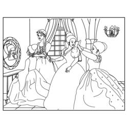 Dibujo para colorear: Cinderella (Películas de animación) #129661 - Dibujos para Colorear e Imprimir Gratis