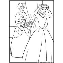 Dibujo para colorear: Cinderella (Películas de animación) #129665 - Dibujos para Colorear e Imprimir Gratis