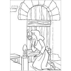 Dibujo para colorear: Cinderella (Películas de animación) #129669 - Dibujos para Colorear e Imprimir Gratis