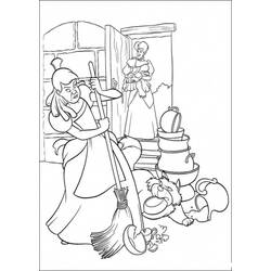 Dibujo para colorear: Cinderella (Películas de animación) #129683 - Dibujos para Colorear e Imprimir Gratis