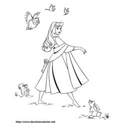 Dibujo para colorear: Cinderella (Películas de animación) #129710 - Dibujos para Colorear e Imprimir Gratis