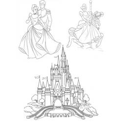 Dibujo para colorear: Cinderella (Películas de animación) #129711 - Dibujos para Colorear e Imprimir Gratis