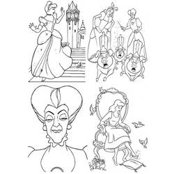 Dibujo para colorear: Cinderella (Películas de animación) #129713 - Dibujos para Colorear e Imprimir Gratis