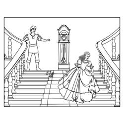 Dibujo para colorear: Cinderella (Películas de animación) #129729 - Dibujos para Colorear e Imprimir Gratis