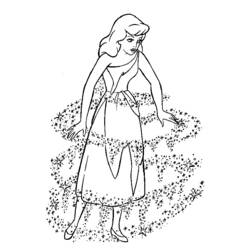 Dibujo para colorear: Cinderella (Películas de animación) #129730 - Dibujos para Colorear e Imprimir Gratis