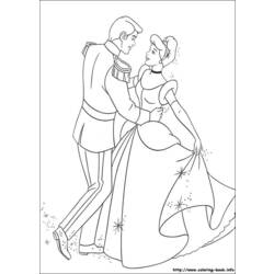 Dibujo para colorear: Cinderella (Películas de animación) #129748 - Dibujos para Colorear e Imprimir Gratis