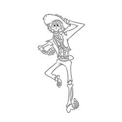 Dibujo para colorear: Coco Disney (Películas de Animación) #185264 - Dibujos para Colorear e Imprimir Gratis