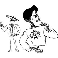 Dibujo para colorear: Coco Disney (Películas de Animación) #185266 - Dibujos para Colorear e Imprimir Gratis