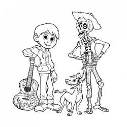 Dibujo para colorear: Coco Disney (Películas de Animación) #185275 - Dibujos para Colorear e Imprimir Gratis