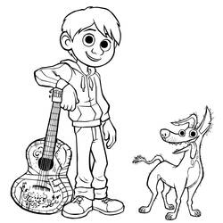 Dibujo para colorear: Coco Disney (Películas de Animación) #185277 - Dibujos para Colorear e Imprimir Gratis