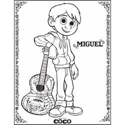 Dibujo para colorear: Coco Disney (Películas de Animación) #185278 - Dibujos para Colorear e Imprimir Gratis