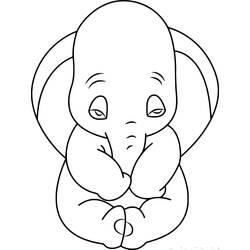 Dibujo para colorear: Dumbo (Películas de animación) #170561 - Dibujos para Colorear e Imprimir Gratis