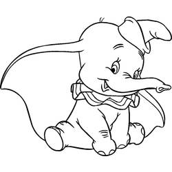 Dibujo para colorear: Dumbo (Películas de animación) #170564 - Dibujos para Colorear e Imprimir Gratis