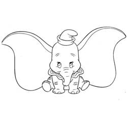 Dibujo para colorear: Dumbo (Películas de animación) #170568 - Dibujos para Colorear e Imprimir Gratis