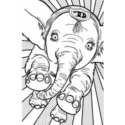 Dibujo para colorear: Dumbo (Películas de animación) #170571 - Dibujos para Colorear e Imprimir Gratis