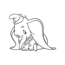 Dibujo para colorear: Dumbo (Películas de animación) #170578 - Dibujos para Colorear e Imprimir Gratis