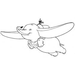 Dibujo para colorear: Dumbo (Películas de animación) #170592 - Dibujos para Colorear e Imprimir Gratis