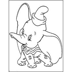 Dibujo para colorear: Dumbo (Películas de animación) #170594 - Dibujos para Colorear e Imprimir Gratis