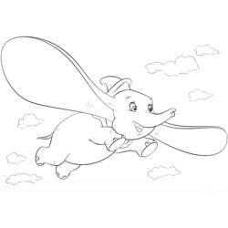 Dibujo para colorear: Dumbo (Películas de animación) #170601 - Dibujos para Colorear e Imprimir Gratis