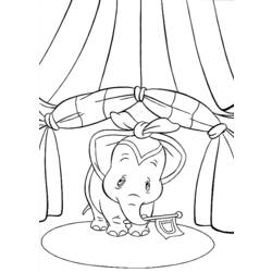 Dibujo para colorear: Dumbo (Películas de animación) #170607 - Dibujos para Colorear e Imprimir Gratis