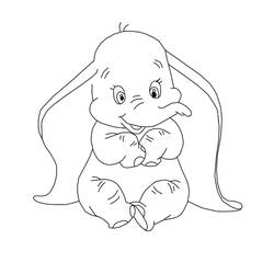 Dibujo Dumbo (Películas de Animación) #187120 para imprimir y colorear