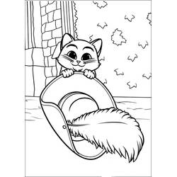 Dibujo para colorear: El Gato con Botas (Películas de Animación) #170639 - Dibujos para Colorear e Imprimir Gratis