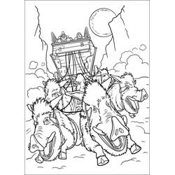 Dibujo para colorear: El Gato con Botas (Películas de Animación) #170659 - Dibujos para Colorear e Imprimir Gratis