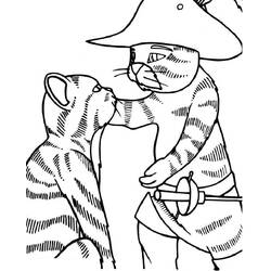 Dibujo para colorear: El Gato con Botas (Películas de Animación) #170680 - Dibujos para Colorear e Imprimir Gratis